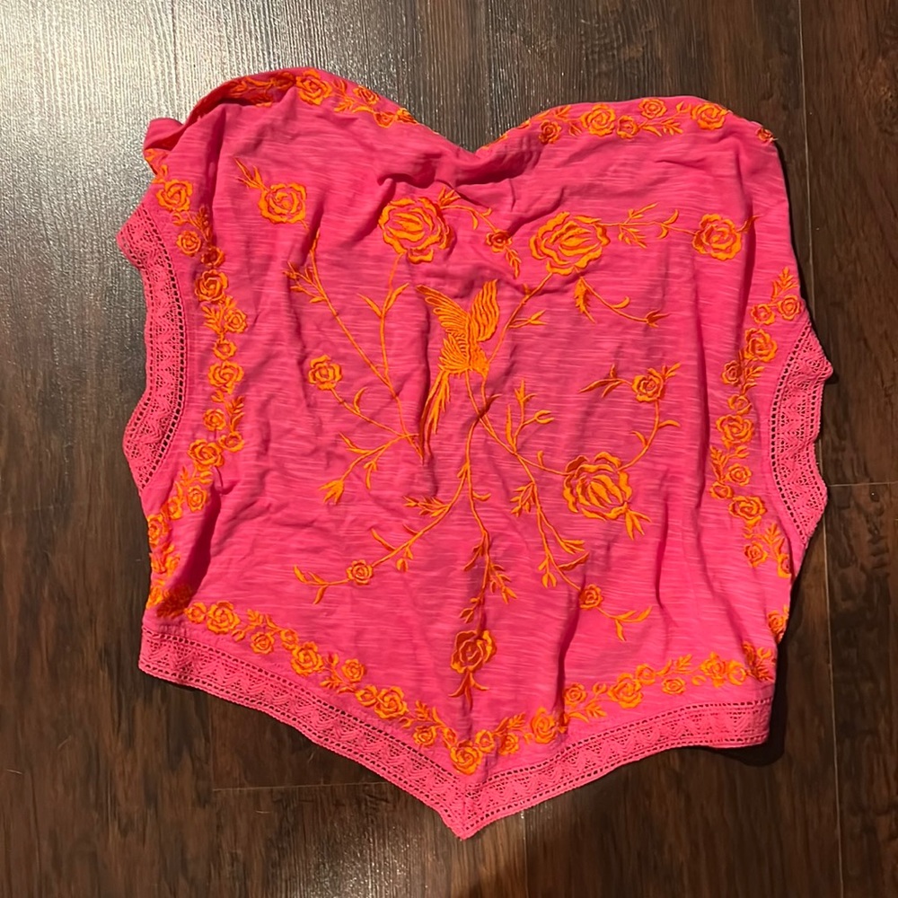 Scoop neck backless free people tube top